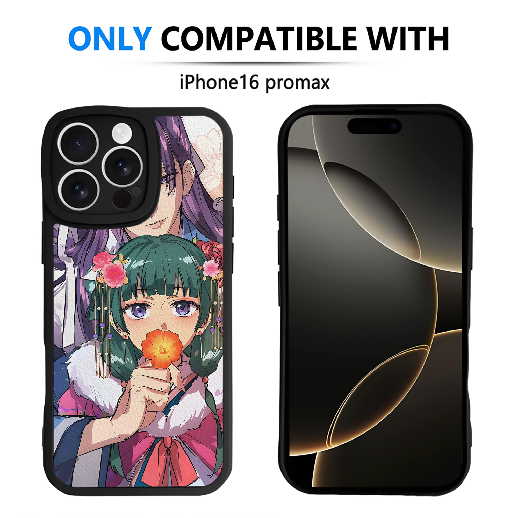 薬屋のひとりごと The Apothecary Diaries 【iPhone 16シリーズ対応】シリコンスマホケース（レザー調） 材質：シリコン